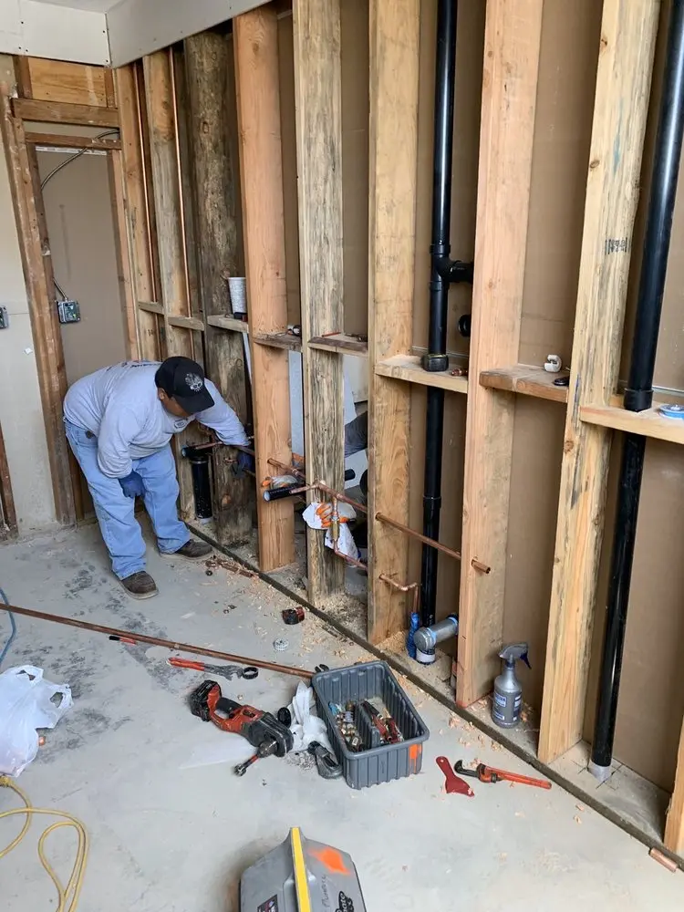 Commercial rough-in plumbing for Commercial Plumbing in Flagstaff
